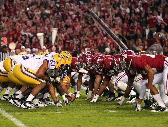 LSU Tigers contro Alabama Crimson Tide, terminata 21-17 per l'armata rossa