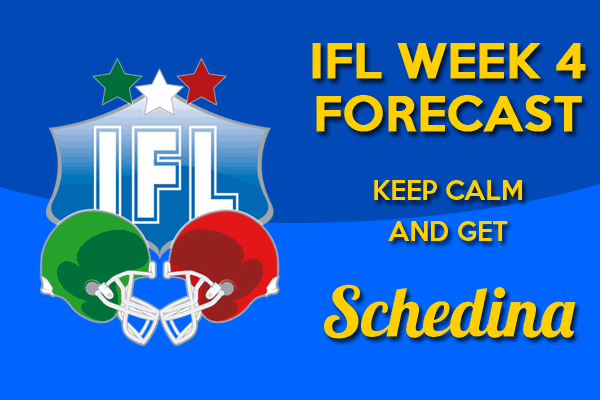 schedina IFL 2014 week 4