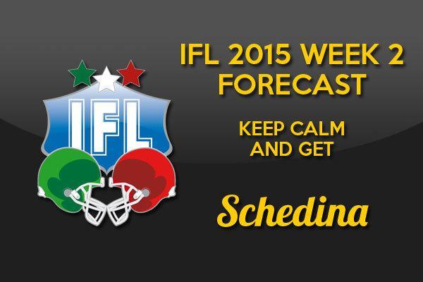 schedina IFL week 2