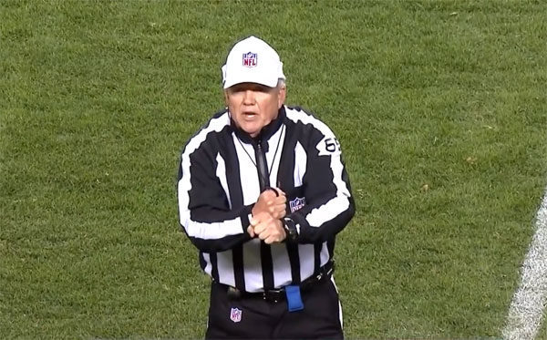 NFL referee Walt Coleman