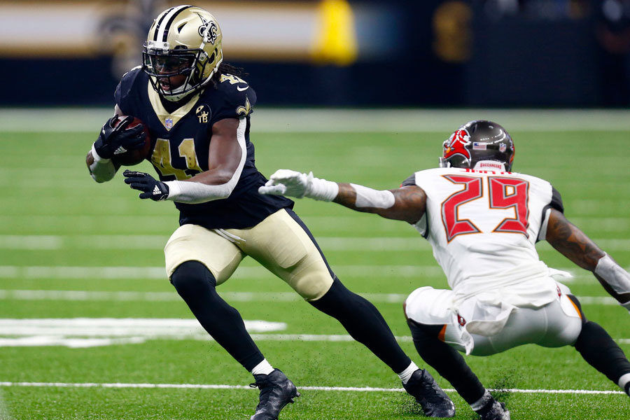 Alvin Kamara Saints vs Buccaneers