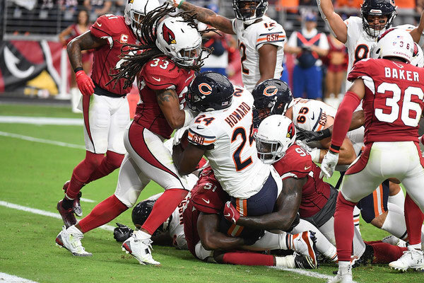 Jordan Howard Bears Cardinals 2018