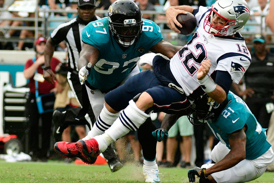 Tom Brady sack Jaguars