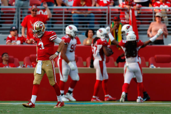 Beathard 49ers vs Cardinals 2018