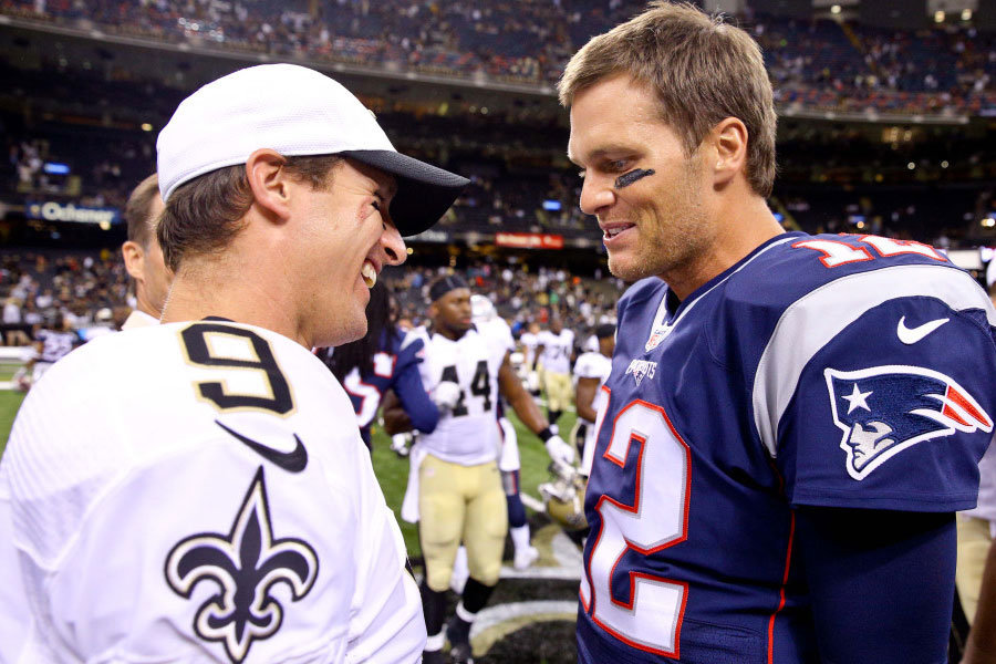 Drew Brees e Tom Brady