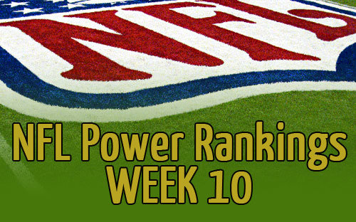 Power Rankings NFL week 10