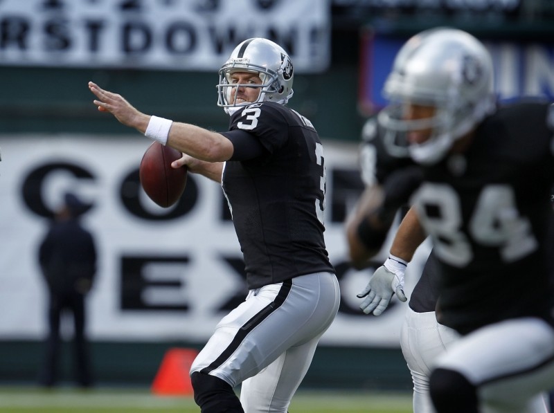 Carson Palmer, quarterback degli Oakland Raiders