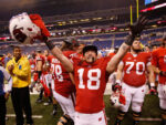 La felicità dei Badgers di Wisconsin per l'accesso al Rose Bowl