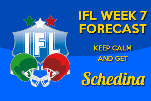 IFL 2014, schedina week 7