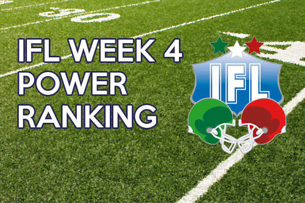 IFL 2014 power ranking week 4