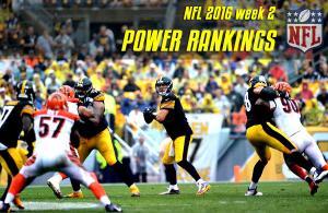 power rankings nfl 2016 wk 2