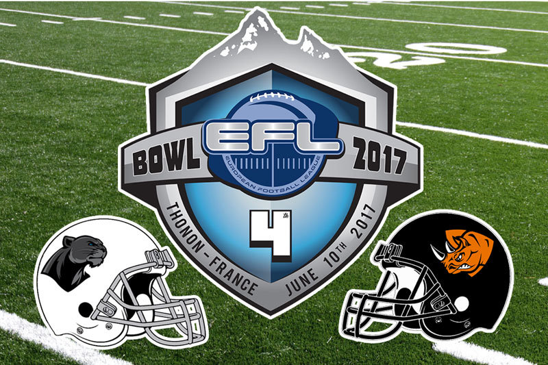 EFL Bowl IV Rhinos Milano vs Black Pantehers Thonon