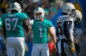 Cody Parkey Miami Dolphins kicker 2017