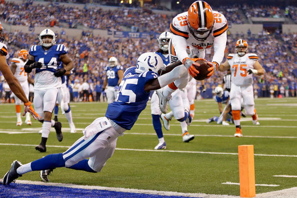 Duke Johnson Cleveland Browns vs Indianapolis Colts NFL 2017