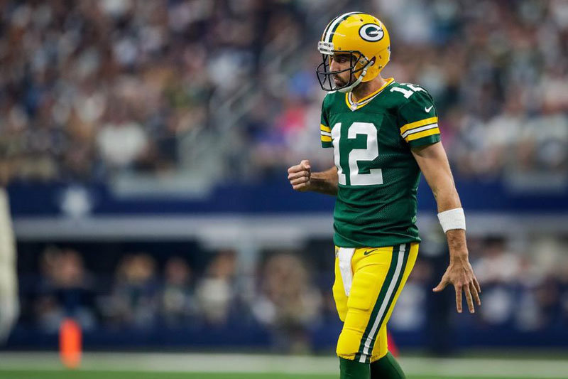 Aaron Rodgers GB Packers vs Cowboys 2017