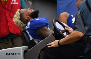 Odell Beckham injury vs Chargers