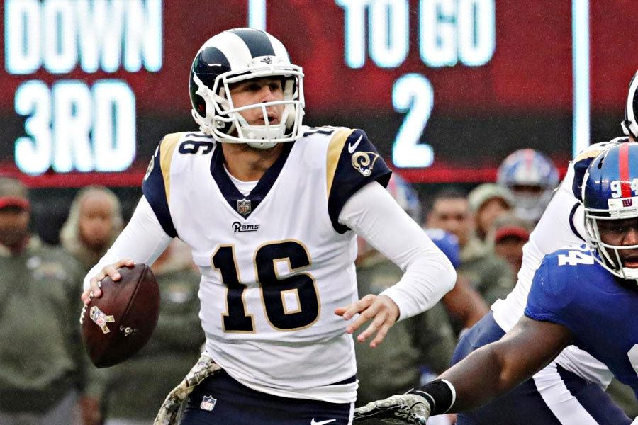 Jared Goff LA Rams 2017