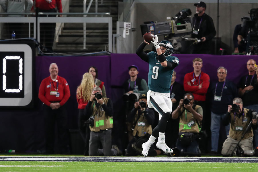 Nick Foles touchdown reception