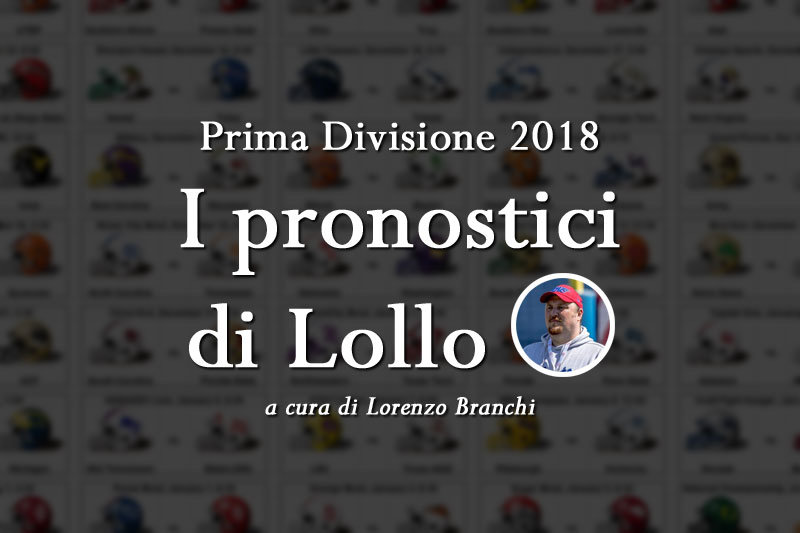 Il LolloPronostico di Prima Divisione