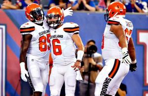 Baker Mayfield Browns vs Giants 2018 preseason