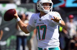 Ryan Tannehill Dolphins vs Jets 2018