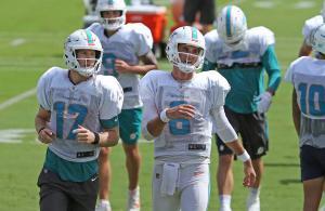 Dolphins Tannehill e Osweiler in allenamento