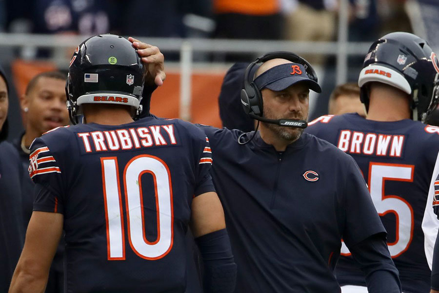 Mitchell Trubisky e Nagy