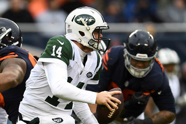 Sam Darnold Jets vs Bears 2018