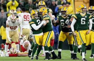 festa Packers disperazione 49ers 2018