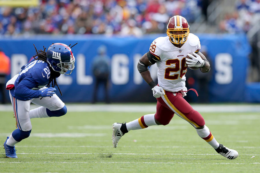 Adrian Peterson Redskins vs Giants 2018