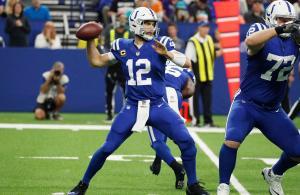 Andrew Luck Colts vs Dolphins 2018