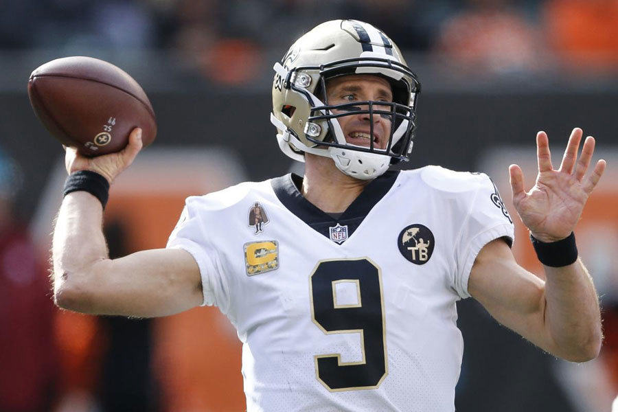 Brees da record vs Bengals 2018 509 touchdown pass