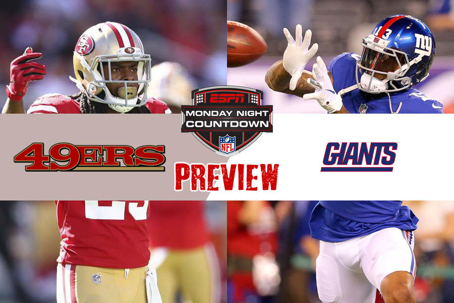 MNF 2018 preview 49ers vs Giants