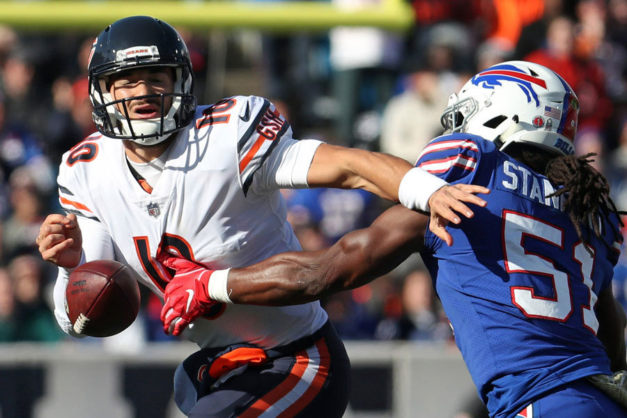 Trubisky sotto pressione Bills-Bears 2018