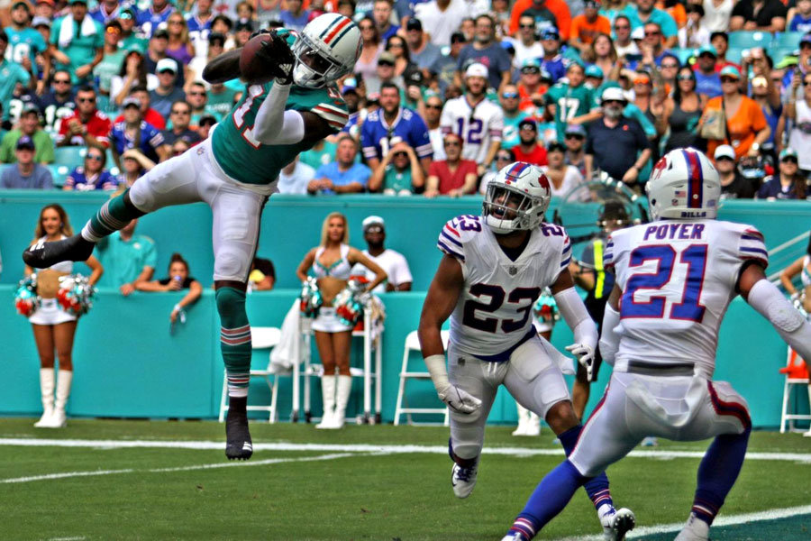 DeVante Parker Dolphins TD vs Bills 2018