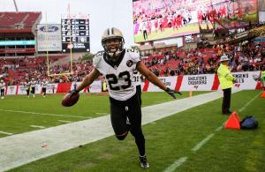 Saints cornerback Marshon Lattimore vs Buccaneers 2018