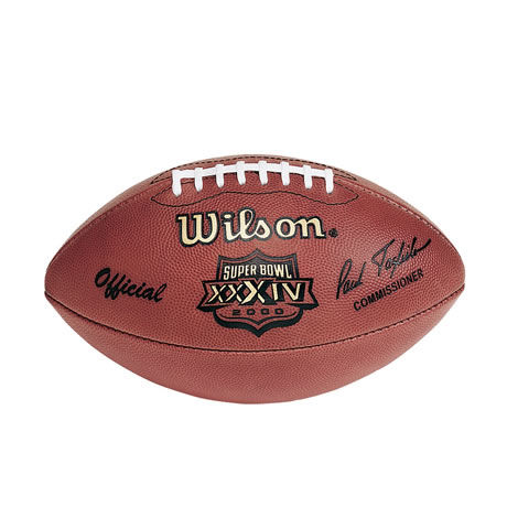 34 pallone Super Bowl XXXIV 2000