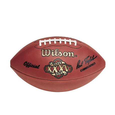 35 pallone Super Bowl XXXV 2001