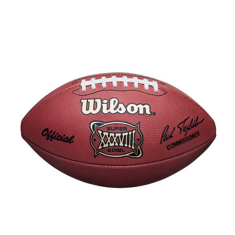 38 pallone Super Bowl XXXVIII 2004