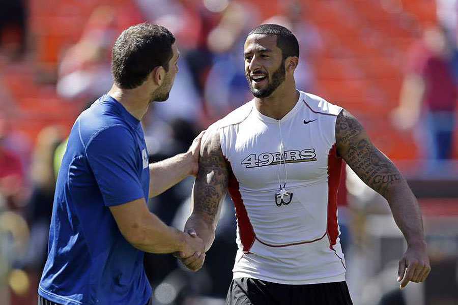 Andrew Luck e Colin Kaepernik