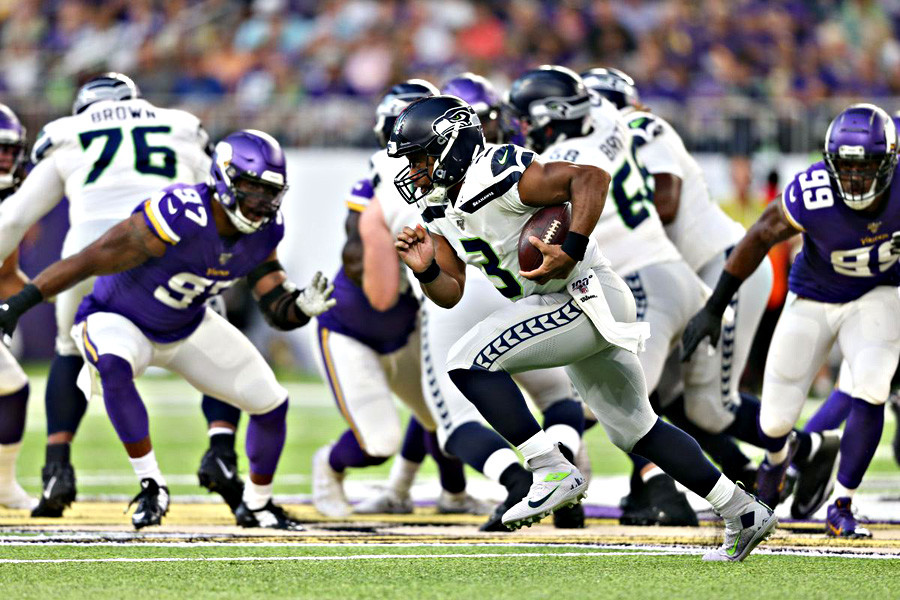 Russell Wilson Seahawks Vikings