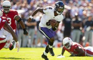 Lamar Jackson Ravens vs Cardinals 2019