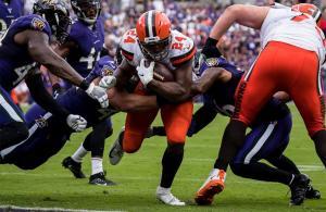 Nick Chubb Browns Ravens 2019