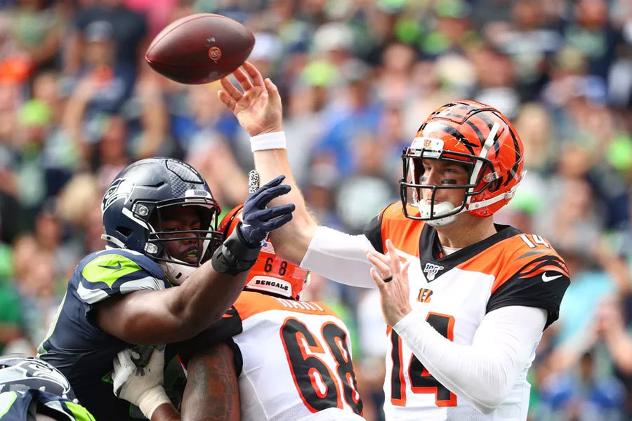 Seahawks vs Bengals nfl 2019