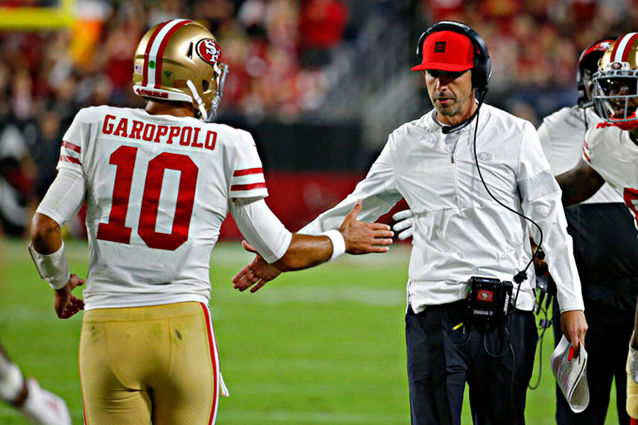 Garoppolo Shanahan nfl 2019 week9