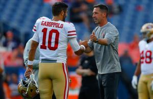 Kyle Shananan e Jimmy Garoppolo 49ers 2019