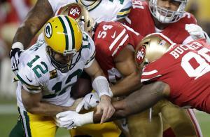 NFL 2019 Aaron Rodgers in 49ers vs Packers
