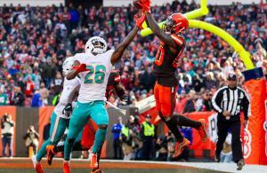 NFL 2019 Jarvis Landry Browns vs Dolphins