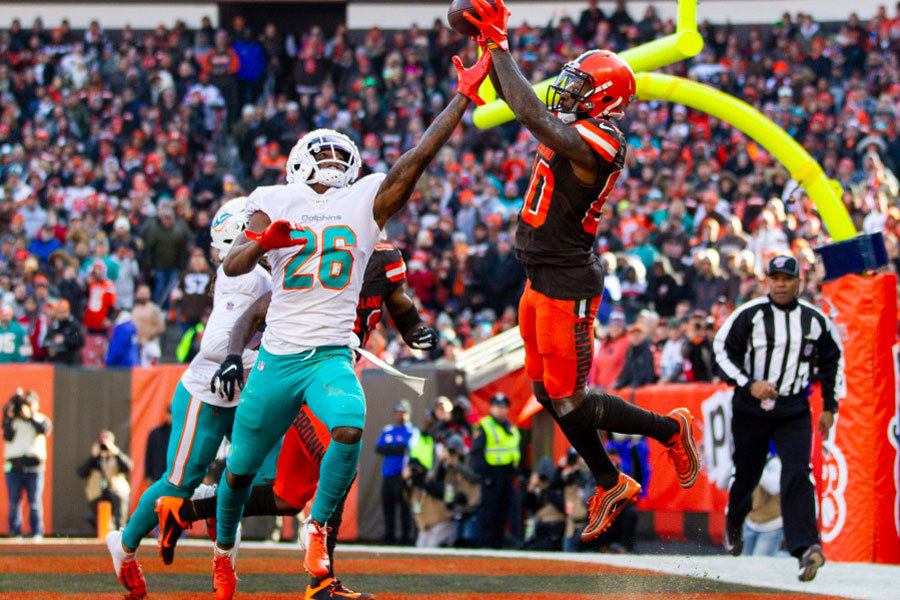 NFL 2019 Jarvis Landry Browns vs Dolphins