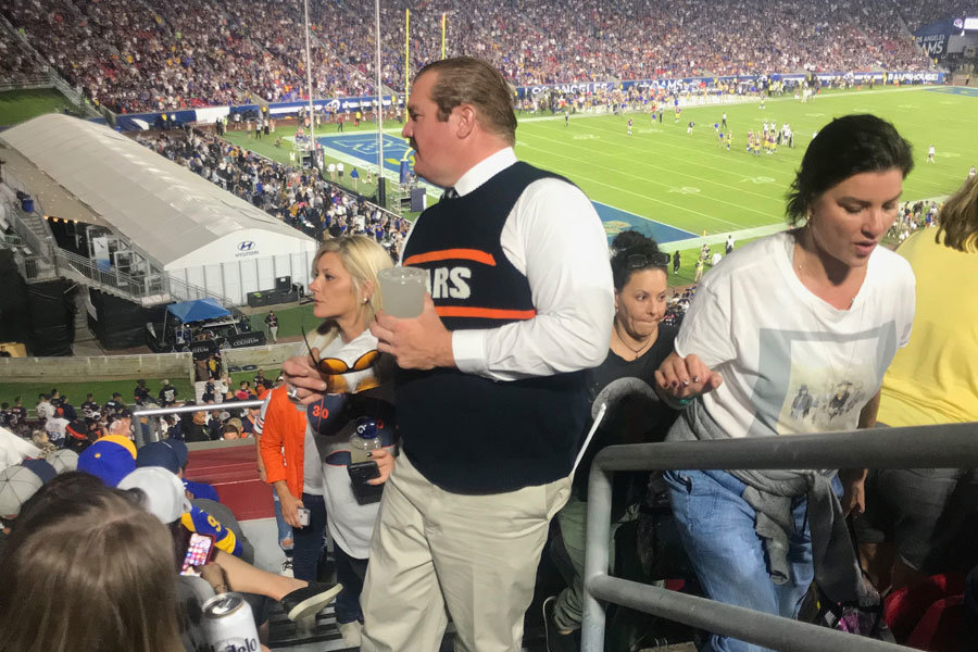 NFL 2019 Rams vs Bears sosia Mike Ditka